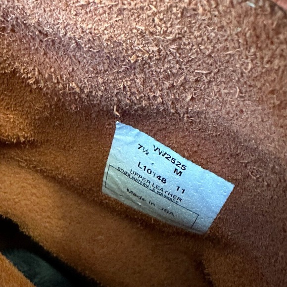 VINTAGE SHOE CO Eliza Slouch Engineer Harness Boot Reddish Brown USA MADE - Picture 10 of 14